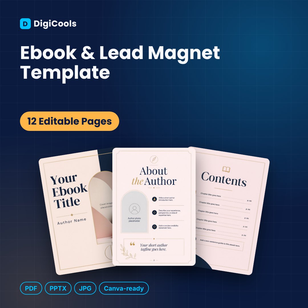 Ebook & Lead Magnet Template (12 Pages)