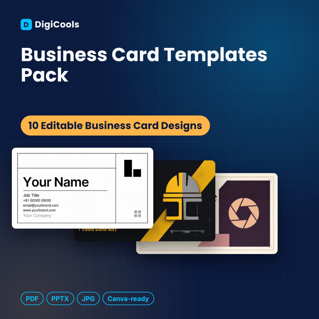 Business Card Templates Pack (10 Designs)