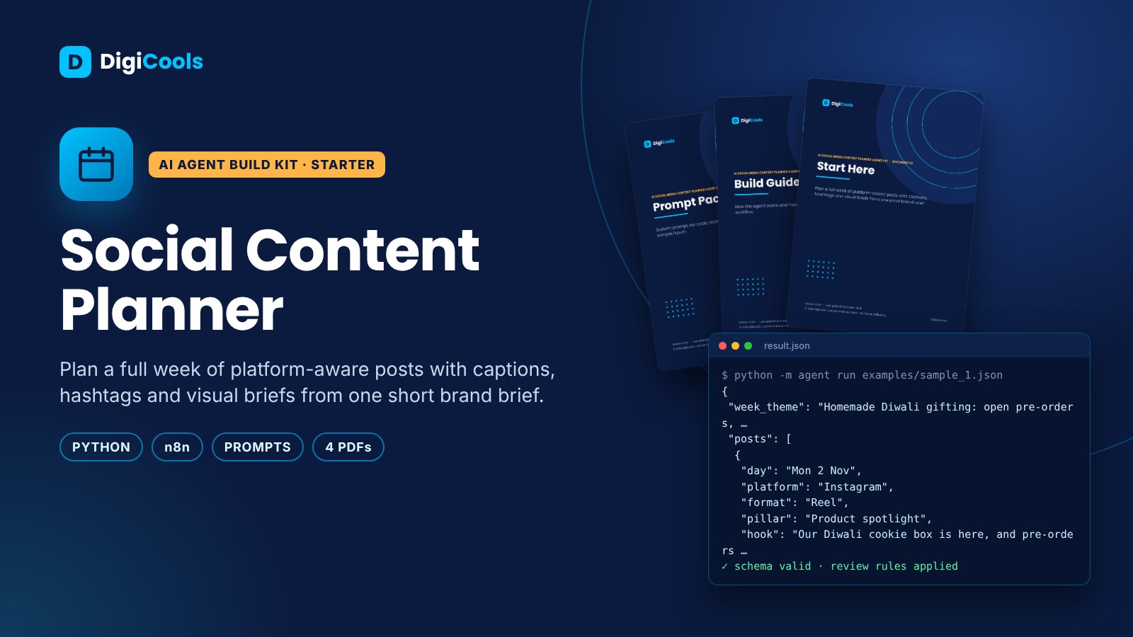 AI Social Media Content Planner Agent Kit
