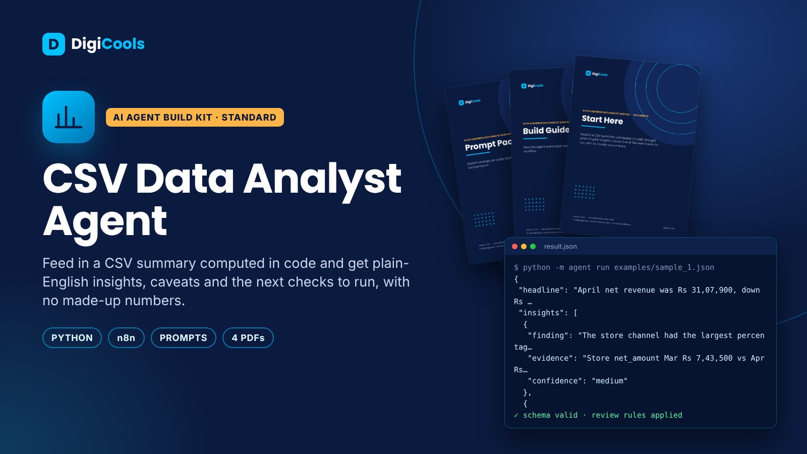 AI CSV & Business Data Analyst Agent Kit