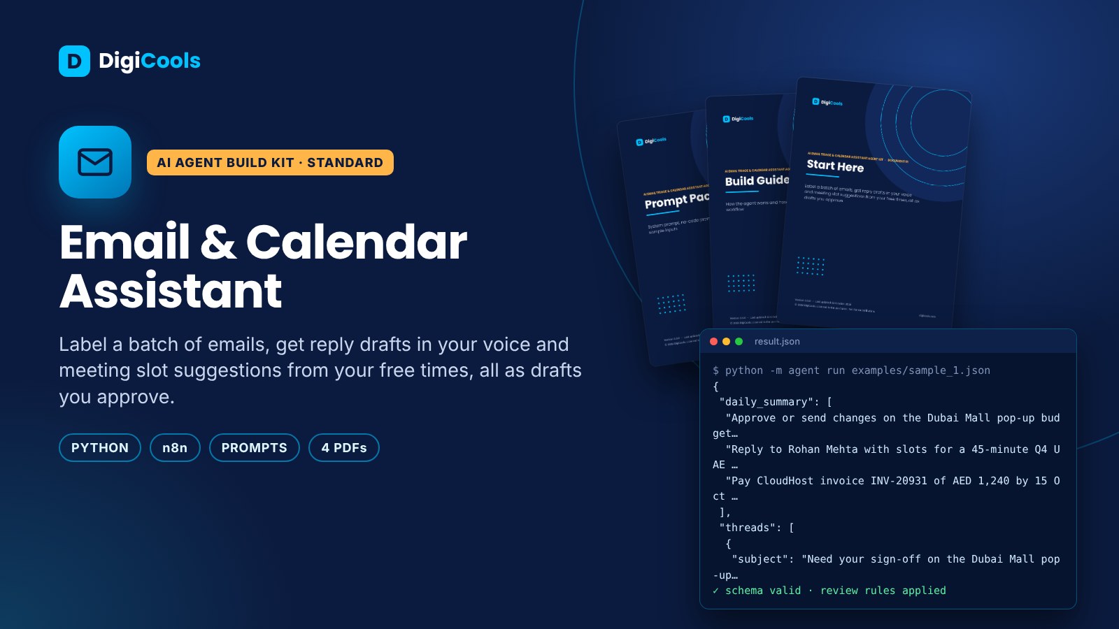 AI Email Triage & Calendar Assistant Agent Kit