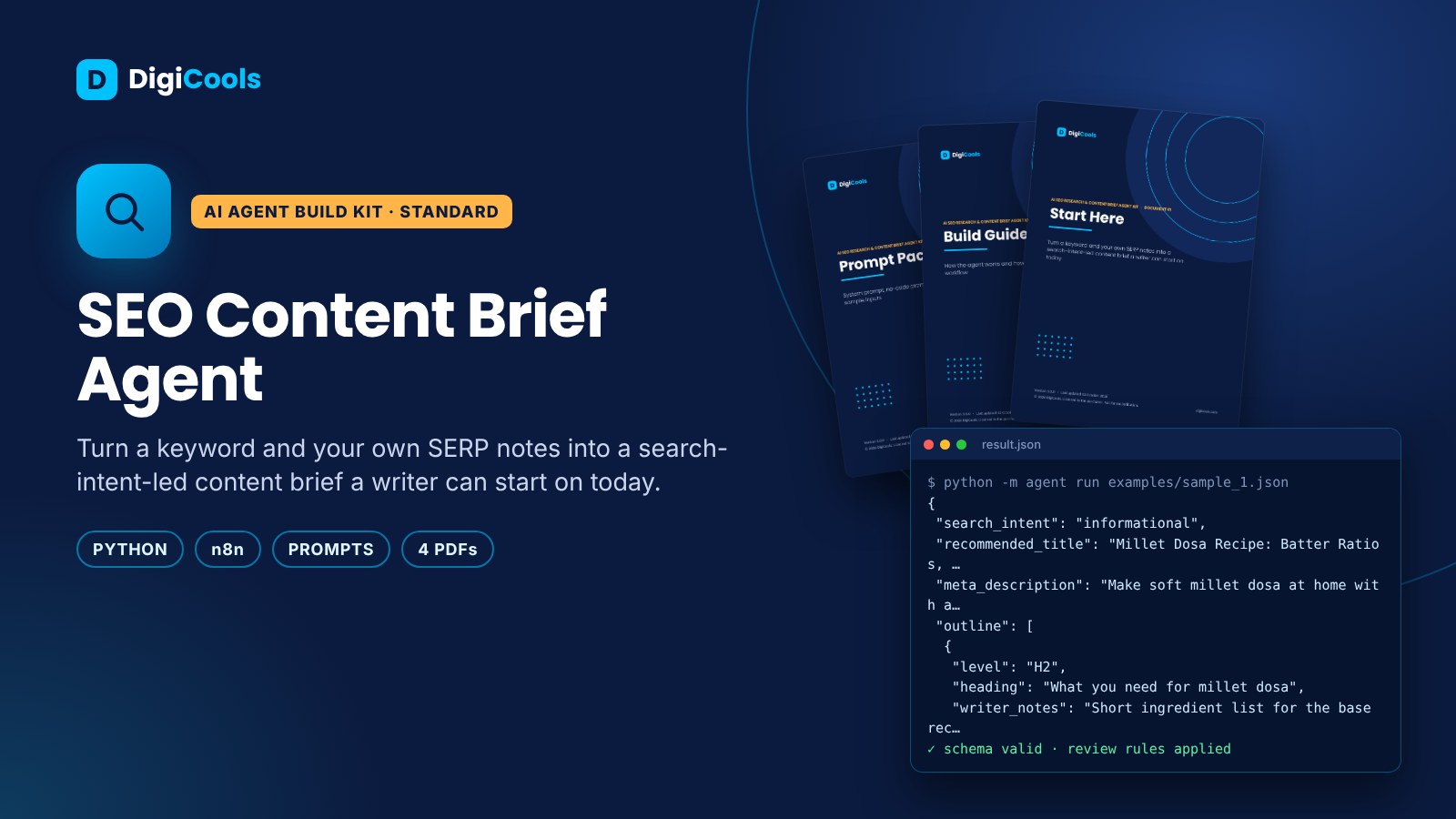 AI SEO Research & Content Brief Agent Kit