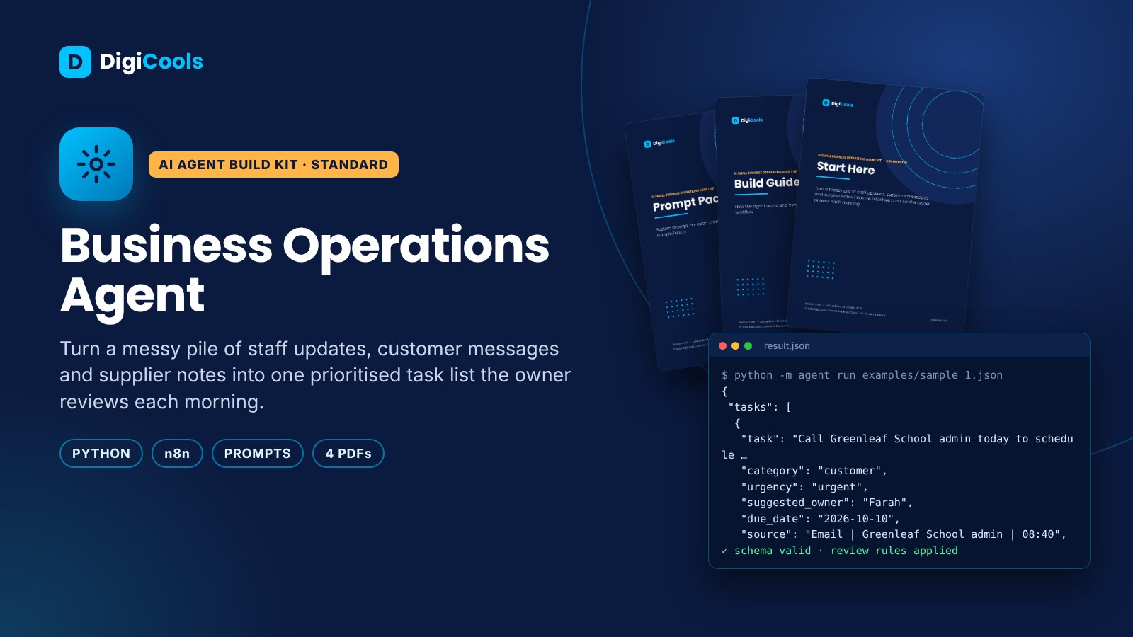 AI Small Business Operations Agent Kit