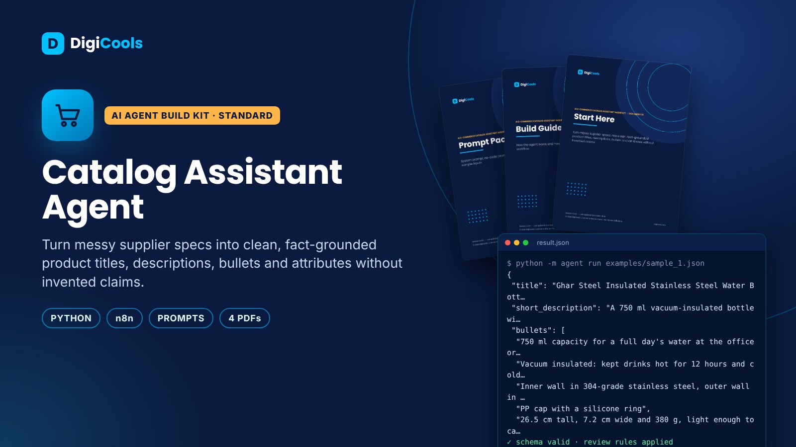 AI E-commerce Catalog Assistant Agent Kit