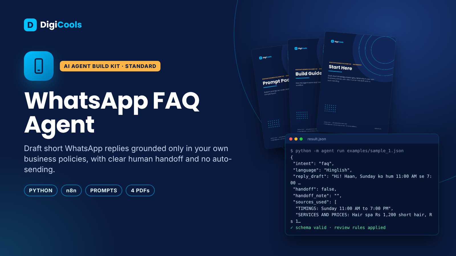 WhatsApp Business FAQ Agent Kit