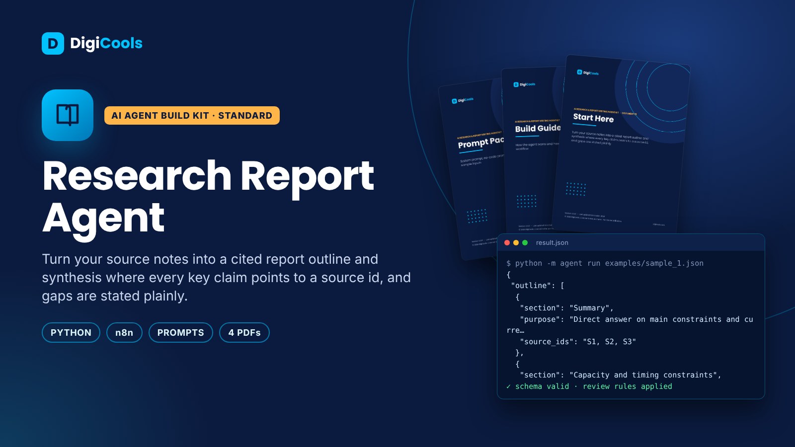 AI Research & Report Writing Agent Kit